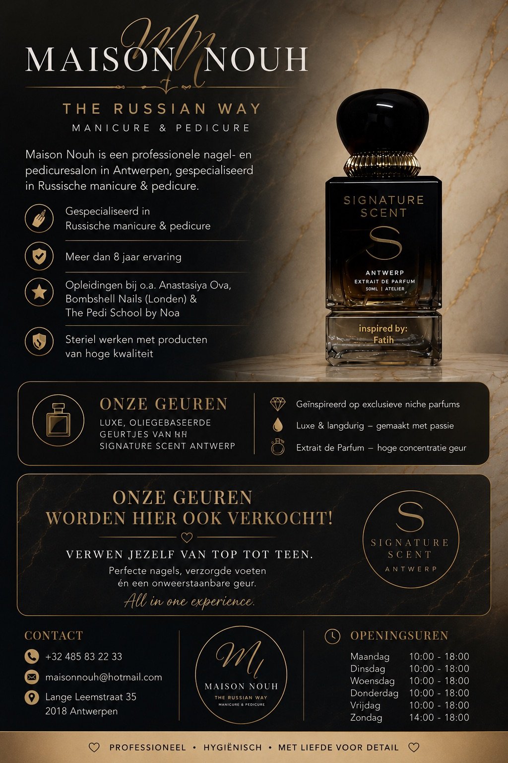 Maison Nouh, officiële verkooppartner van Signature Scent Antwerp